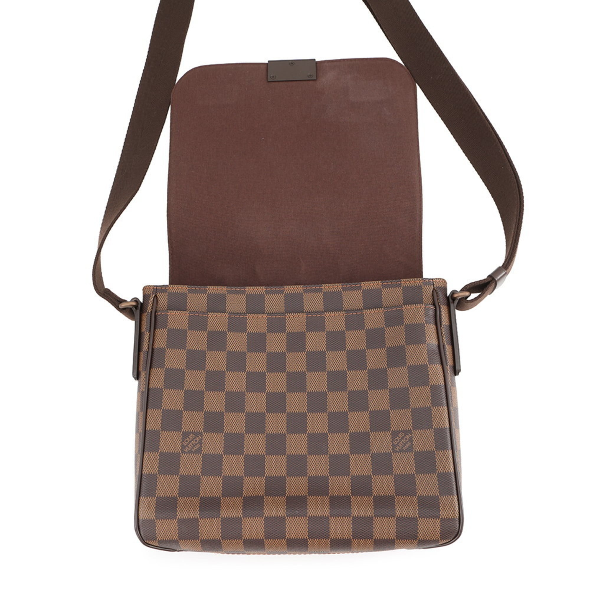 Louis Vuitton Damier Brown Damier Canvas Ebene Shoulder Bag (Pre-Owned)