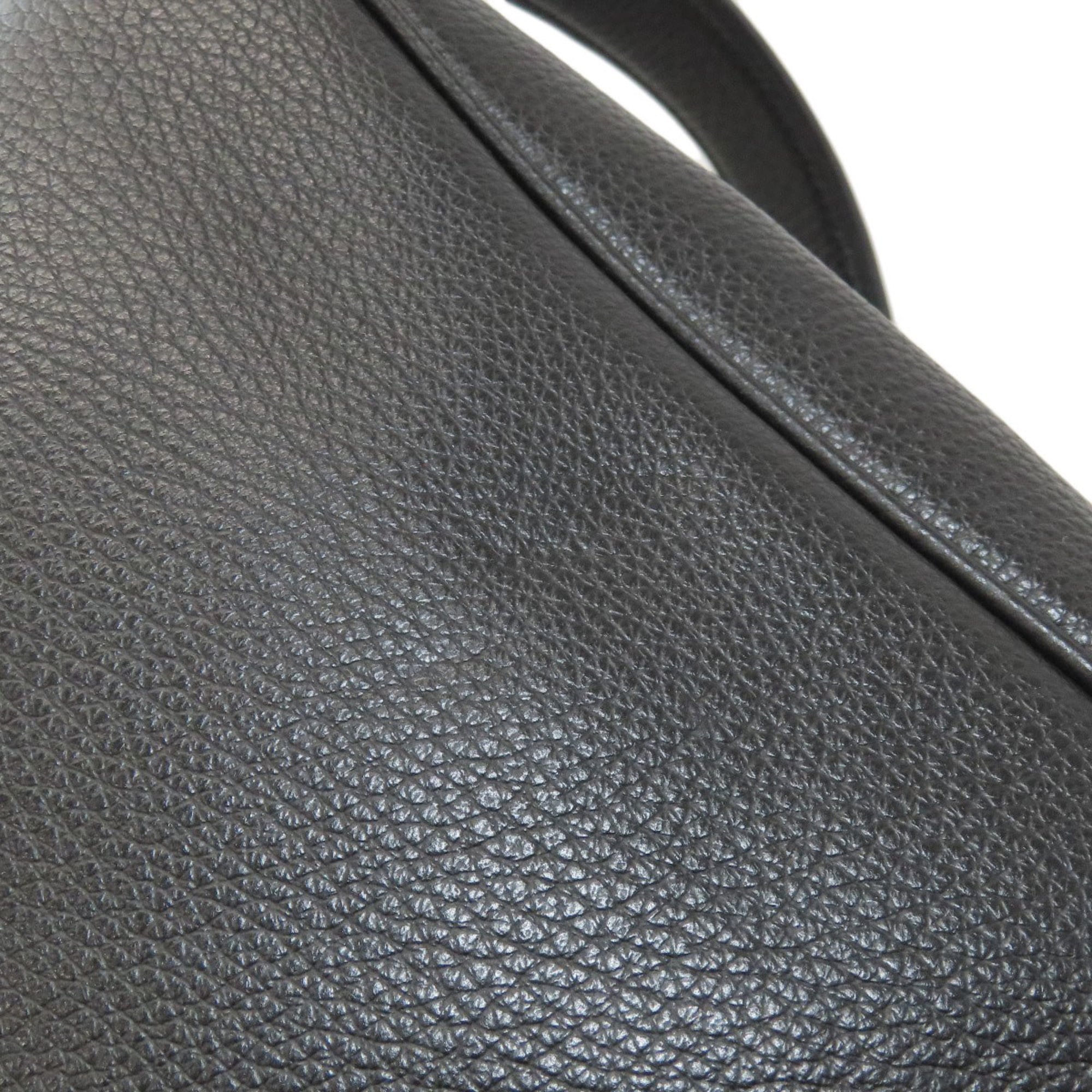 Coach Black Leather Shoulder Bag (Pre-Owned)