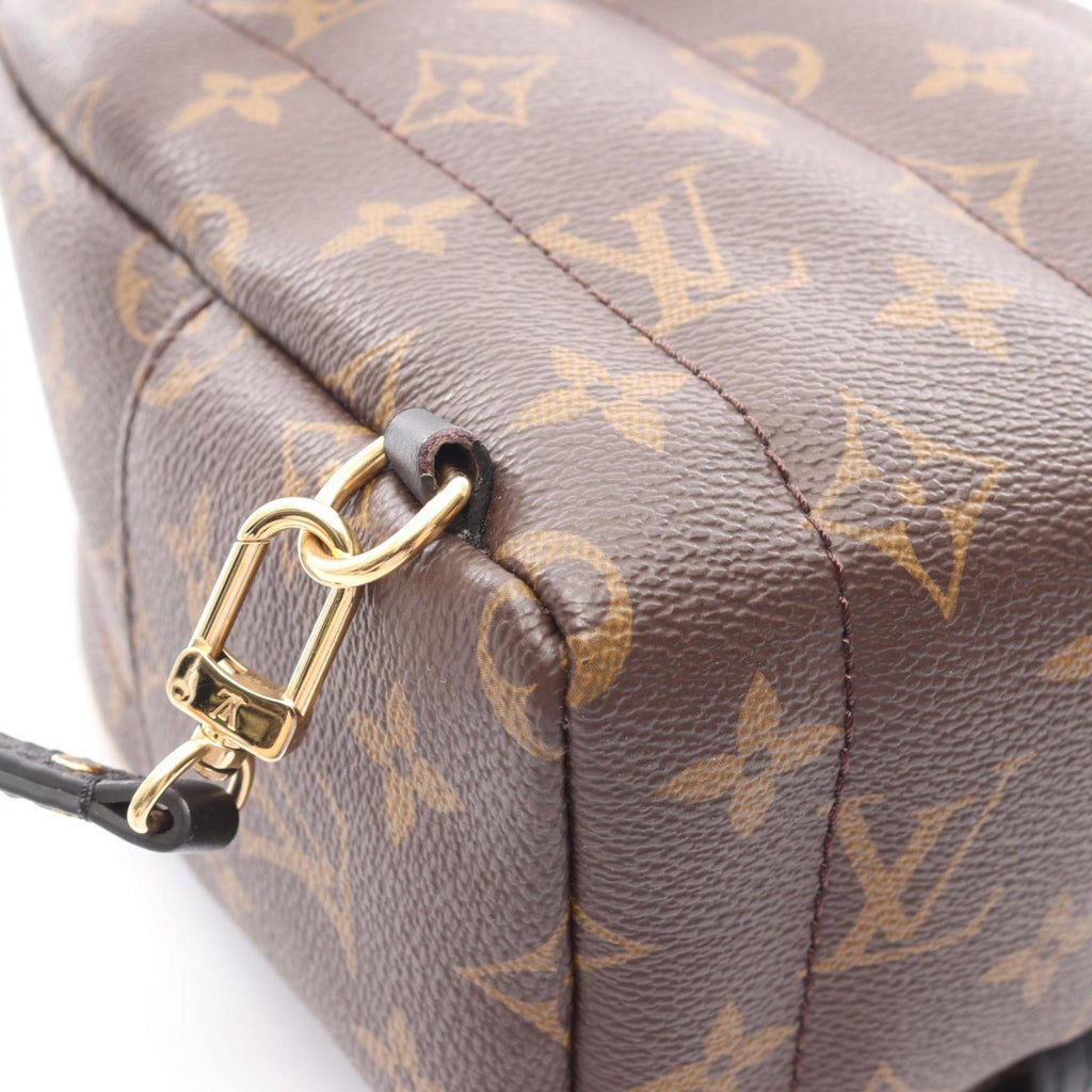 Louis Vuitton Black Brown Monogram Coated Canvas Monogram Pvc Leather Backpack (Pre-Owned)