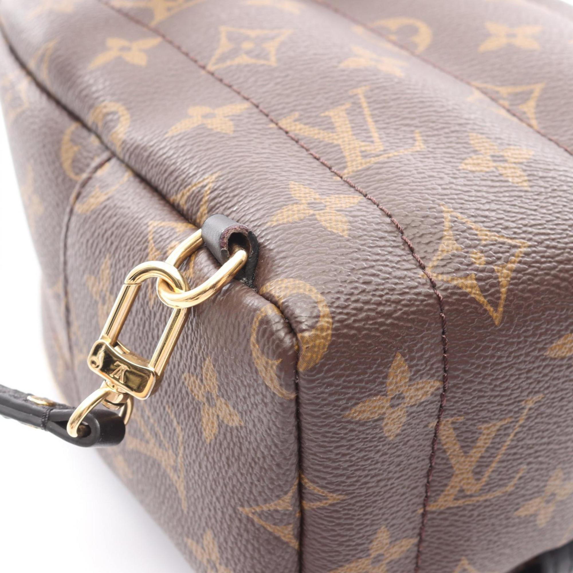 Louis Vuitton Black Brown Monogram Coated Canvas Monogram Pvc Leather Backpack (Pre-Owned)