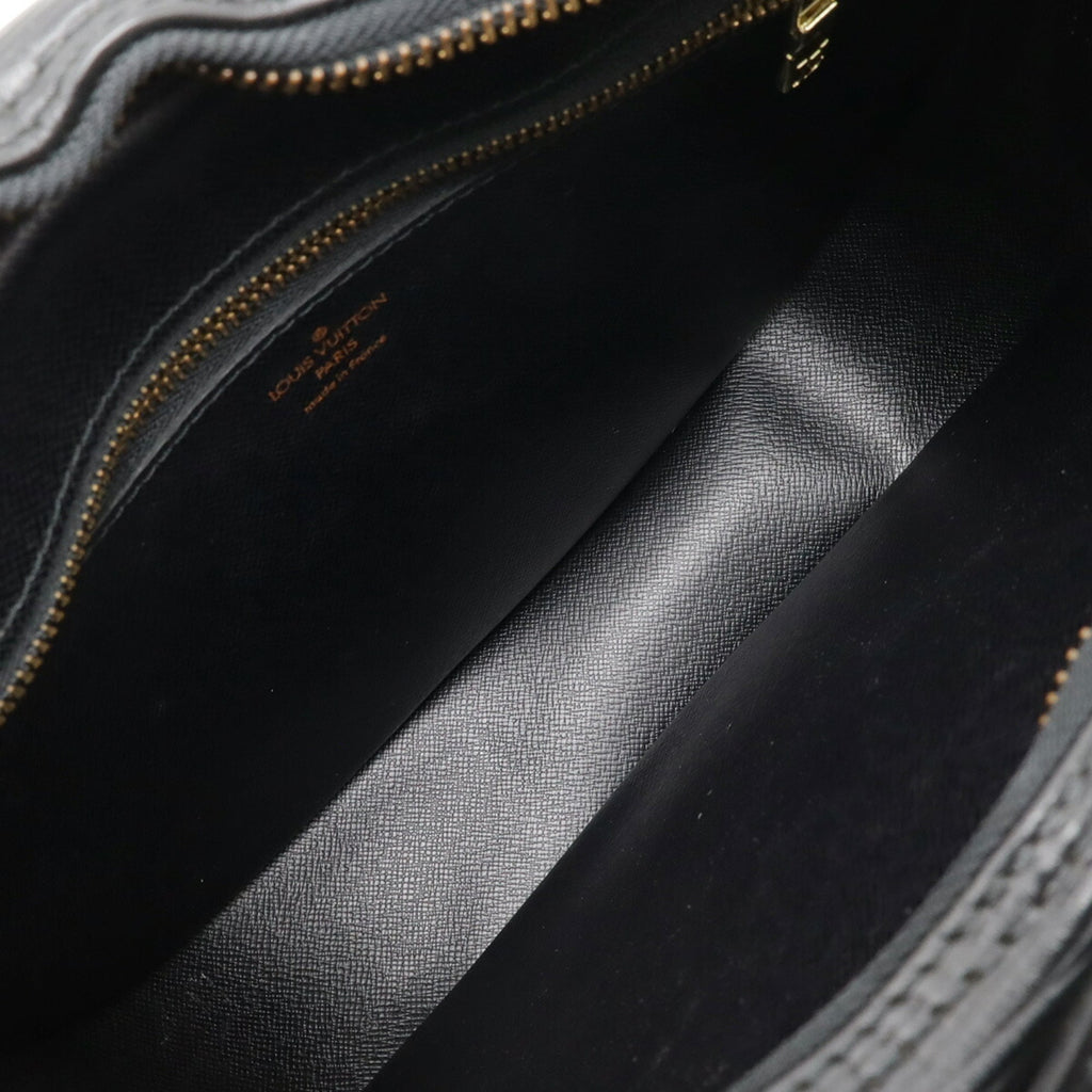 Louis Vuitton Black Noir Epi Leather Pochette Shoulder Bag (Pre-Owned)