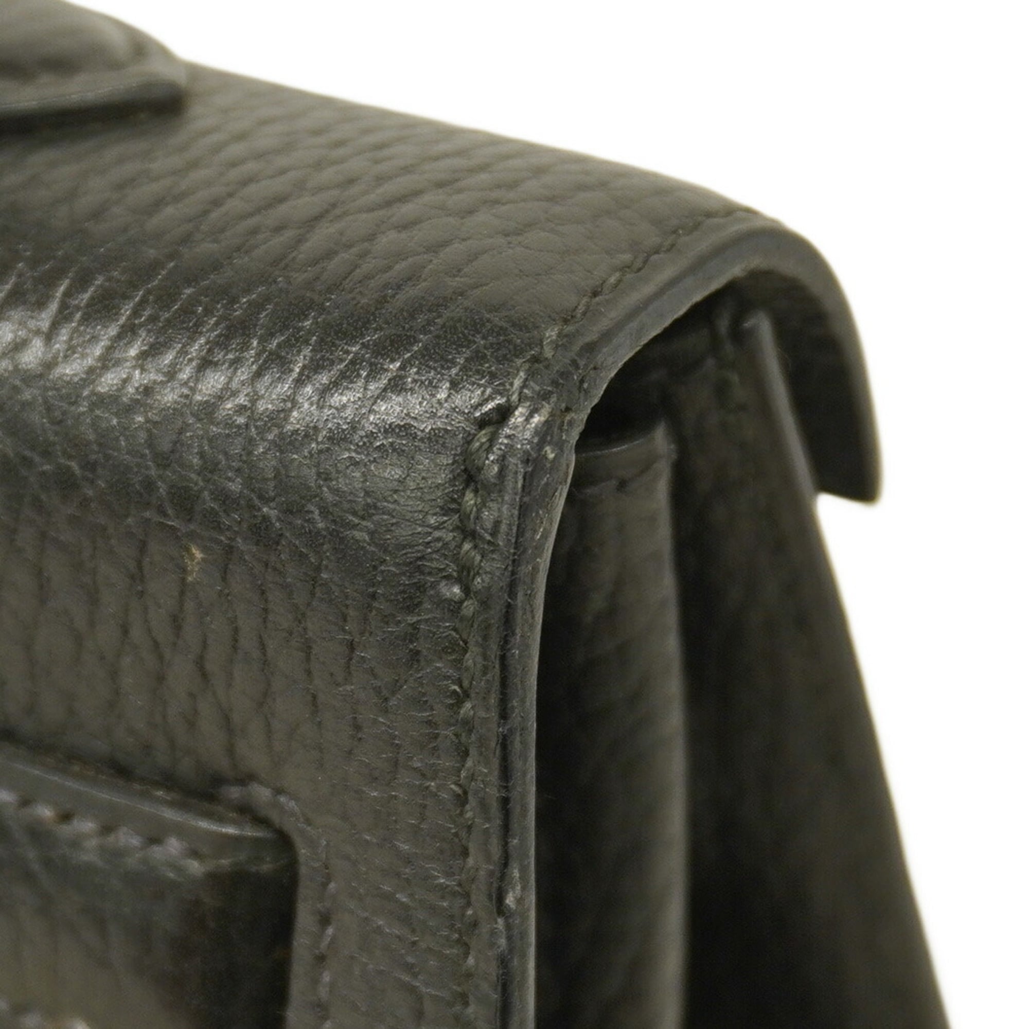 Hermes Black Ardennes Leather Handbag (Pre-Owned)