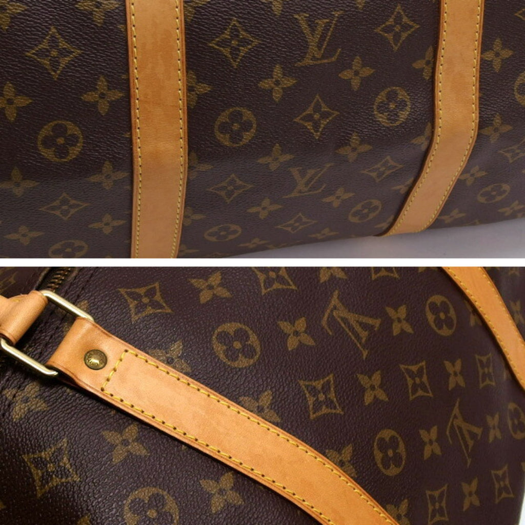 Louis Vuitton Brown Monogram Canvas Boston Bag (Pre-Owned)