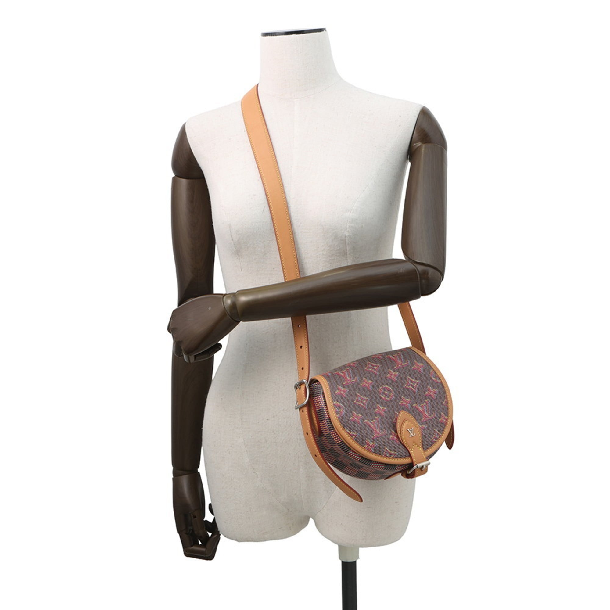 Louis Vuitton Monogram Multi-Color Pink Monogram Leather Shoulder Bag (Pre-Owned)