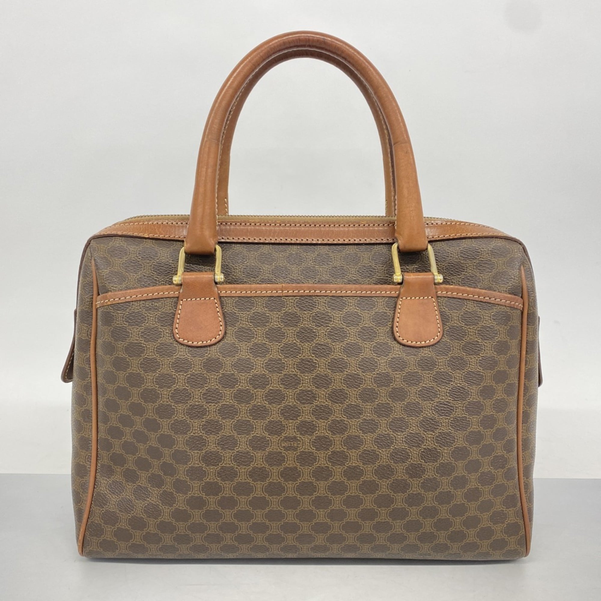 Celine Brown Pvc Handbag (Pre-Owned)