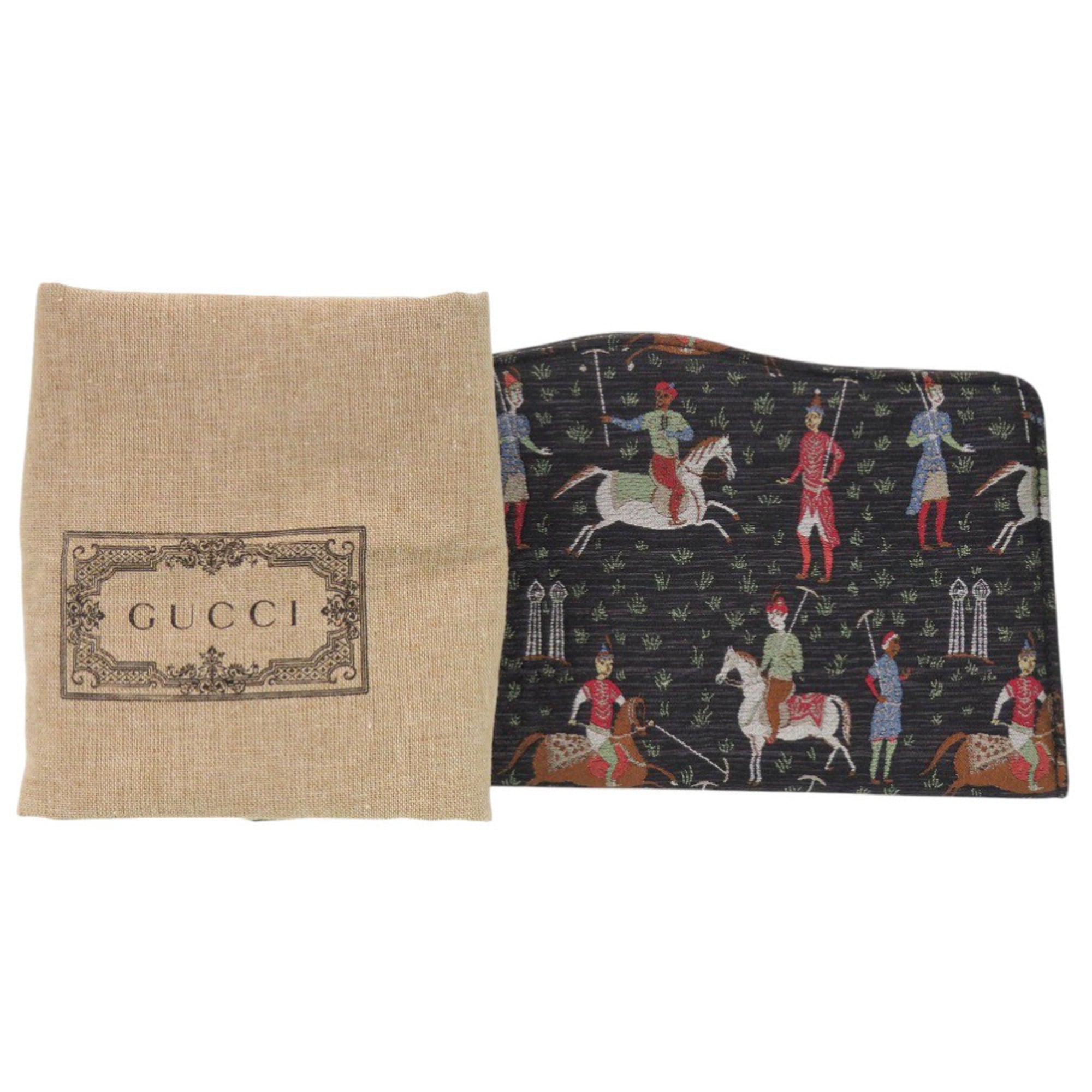 Gucci Black Canvas Clutch Bag (Pre-Owned)