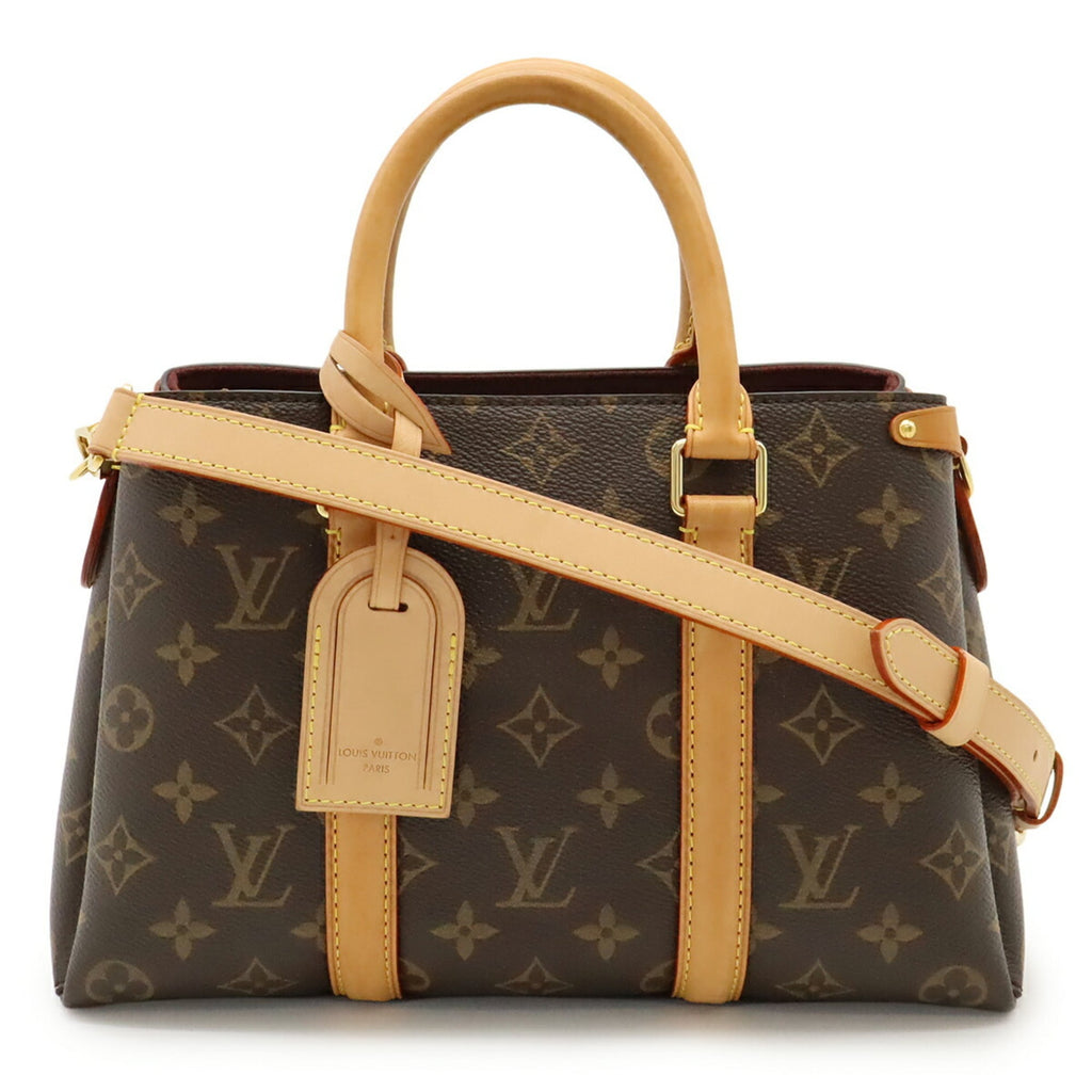 Louis Vuitton Monogram Brown Monogram Leather Handbag Shoulder Bag (Pre-Owned)