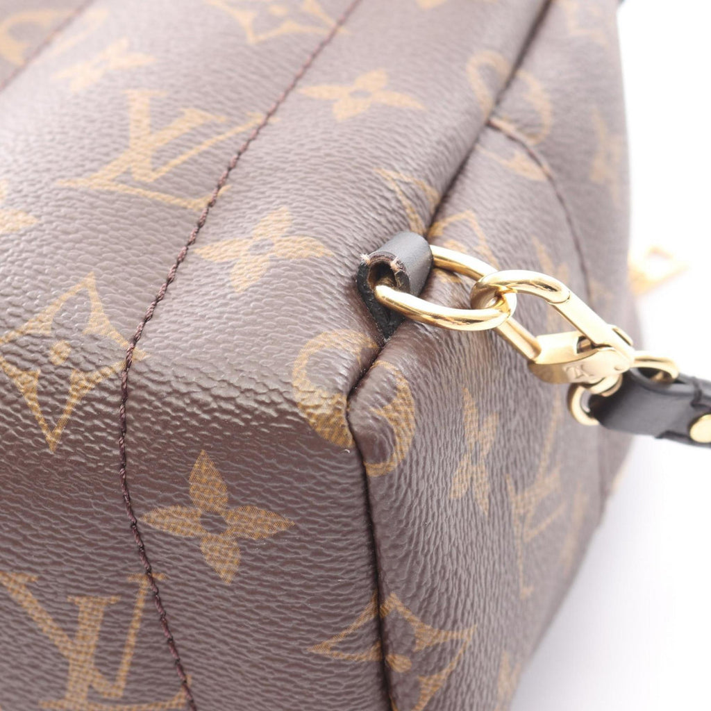 Louis Vuitton Black Brown Monogram Coated Canvas Monogram Pvc Leather Backpack (Pre-Owned)