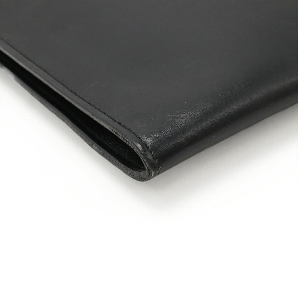 Hermes Onimaitou Black Leather Pochette Shoulder Bag (Pre-Owned)