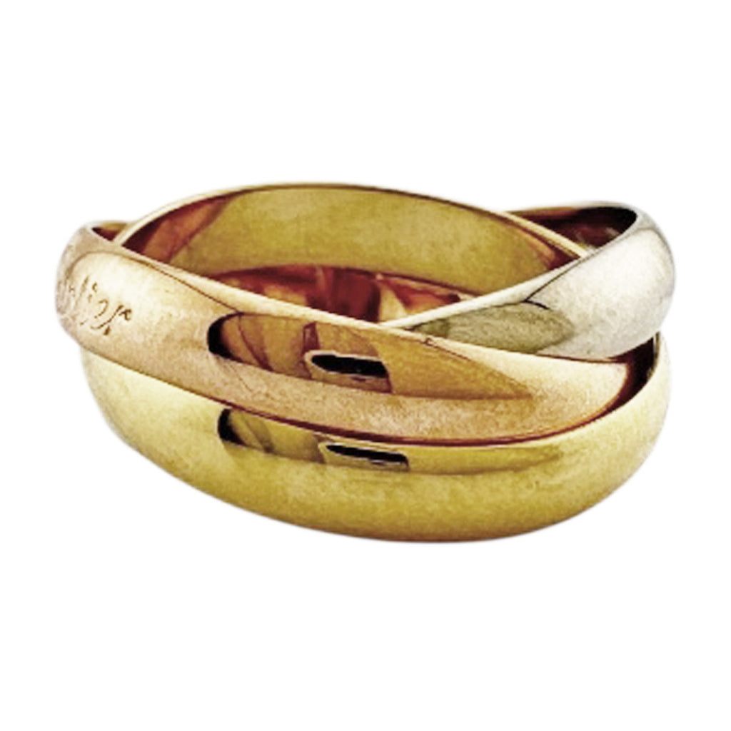 Cartier Gold Silver Pink Gold Yellow Gold (18K) Pink Gold (18K) White Gold (18K) Band Ring (Pre-Owned)