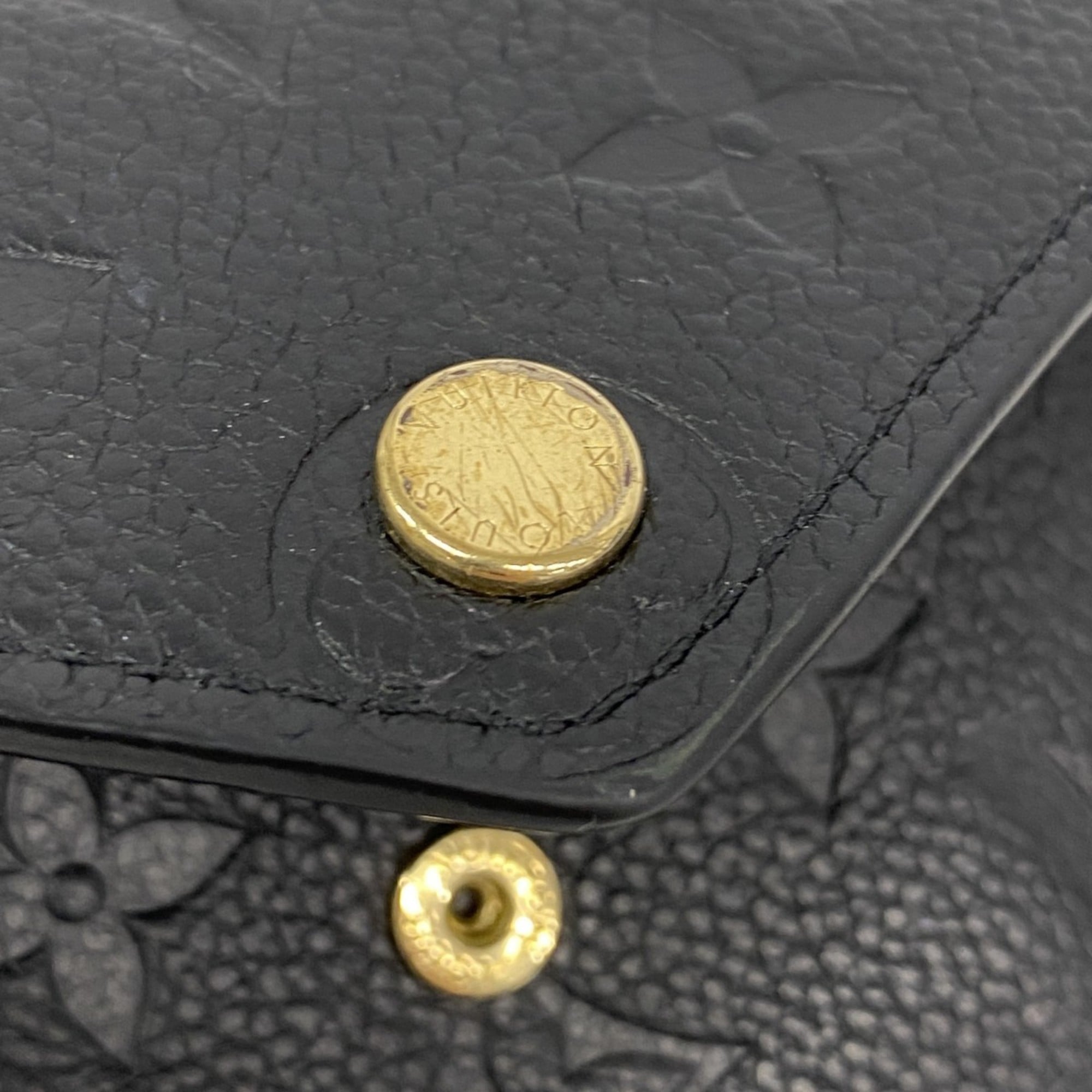 Louis Vuitton Noir Wallet (Tri-Fold) (Pre-Owned)