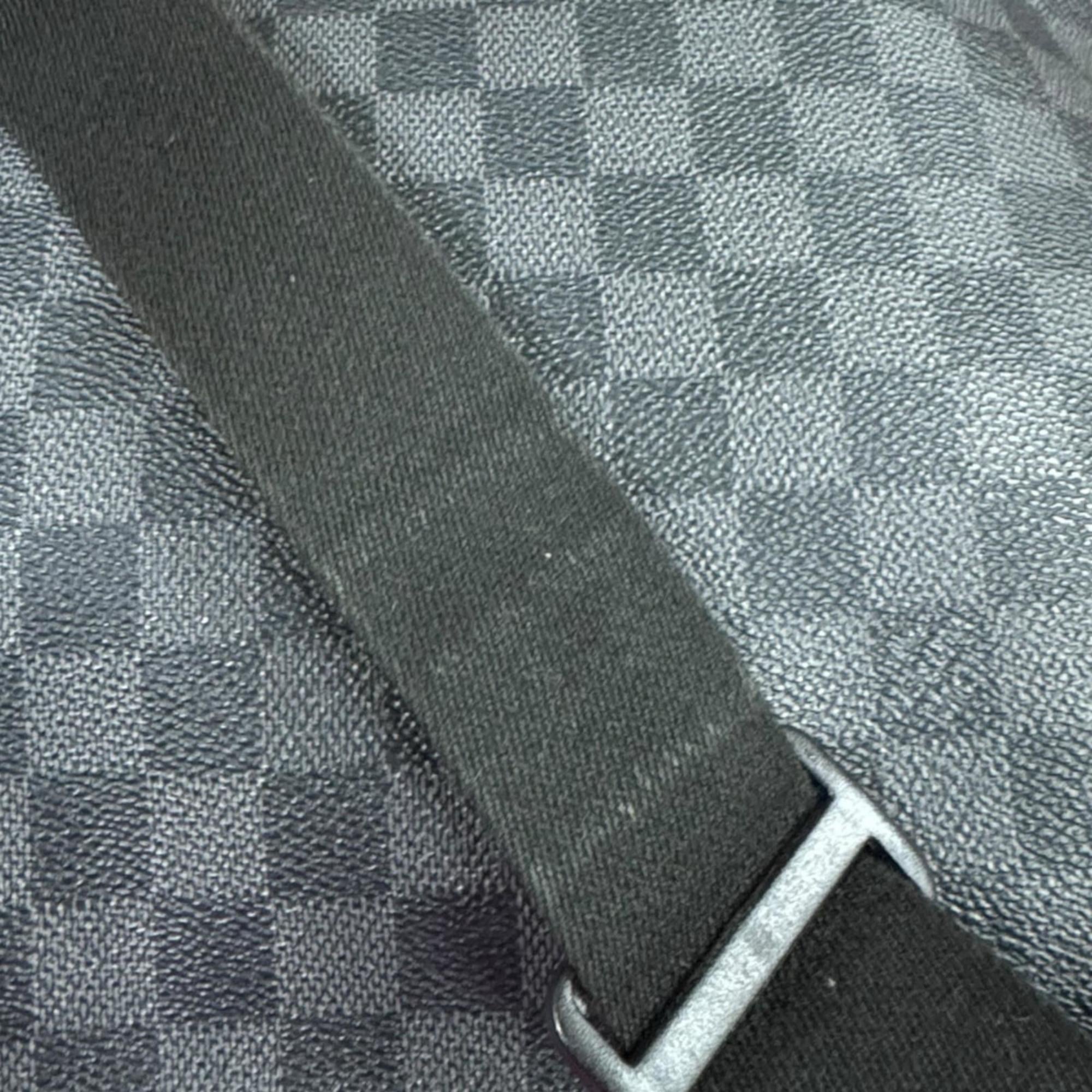 Louis Vuitton Black Gray Damier Graphite Shoulder Bag (Pre-Owned)