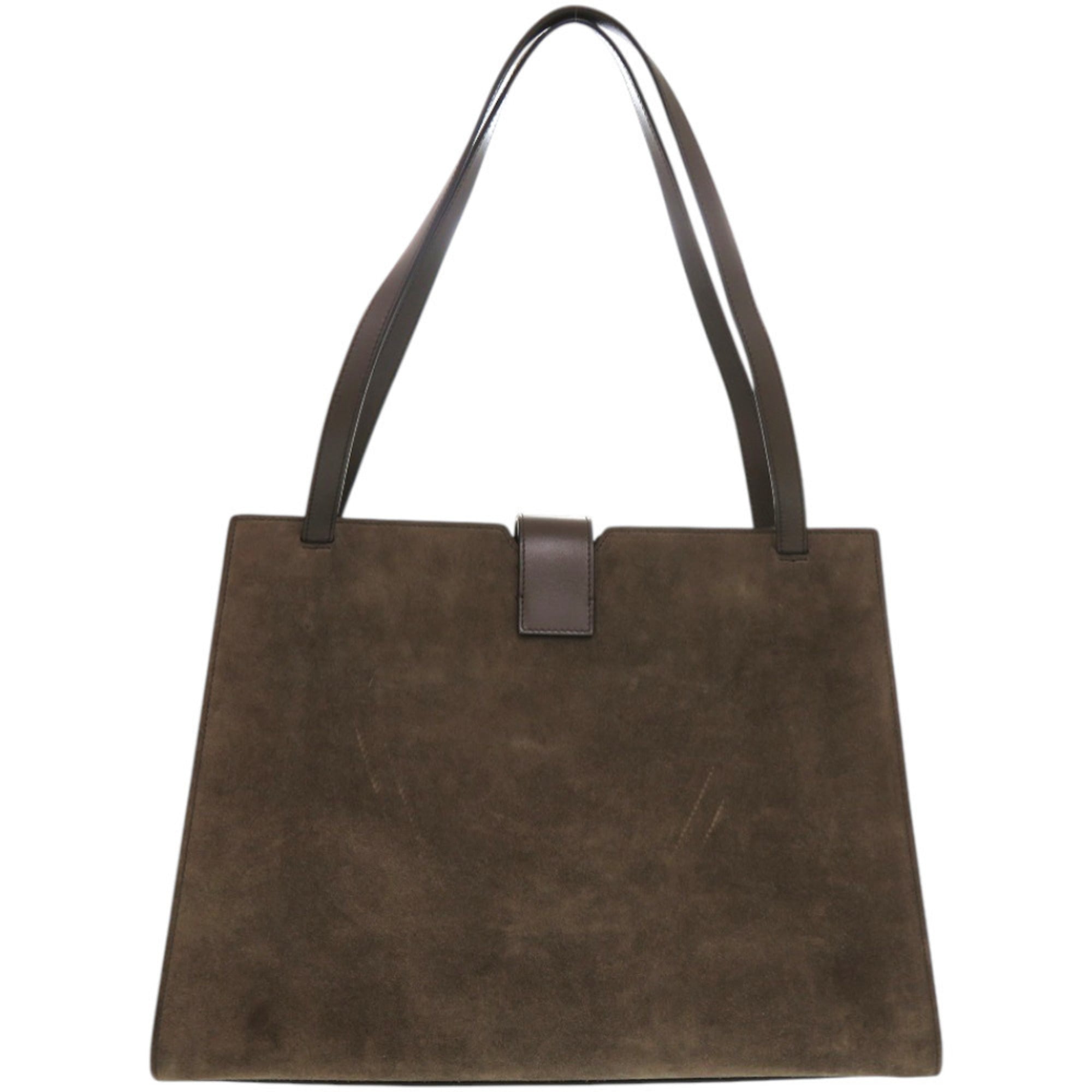 Tom Ford Brown Leather Tote Bag (Pre-Owned)