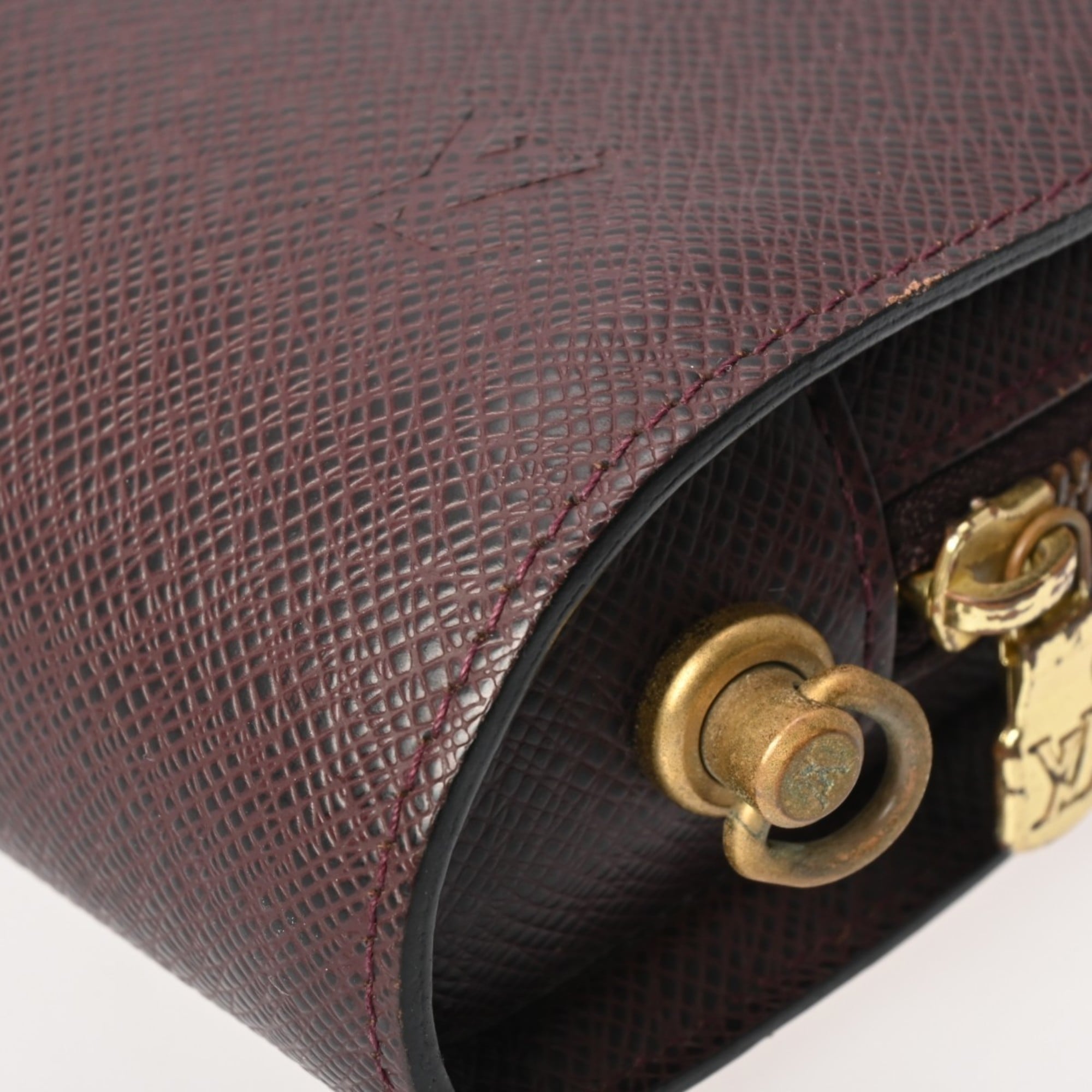 Louis Vuitton Acajou Leather Briefcase (Pre-Owned)