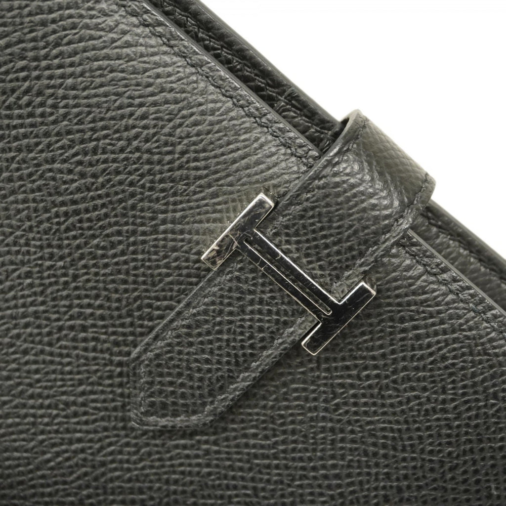 Hermes Black Epsom Leather Wallet (Bi-Fold) (Pre-Owned)