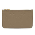 Louis Vuitton Monogram Empreinte Tourterelle Monogram Empreinte Clutch Bag Pouch (Pre-Owned)