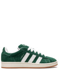 adidas Campus 00S Dark Green/Cloud White Sneakers — Dark Green/Cloud White/Off-White — Size US M 9 - US W 10.5 — Front View