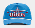 Exclusive Houston Oilers '47 Snapback Mens Hat (Blue/White) — OS — Front View