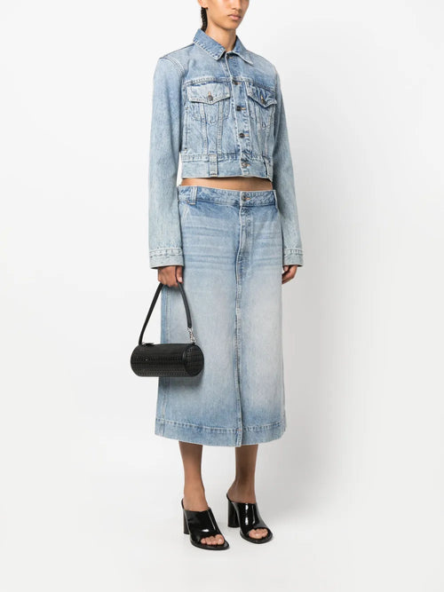Alaia Small Tube Leather Shoulder Bag — Same as shown — Size One Size — Side View