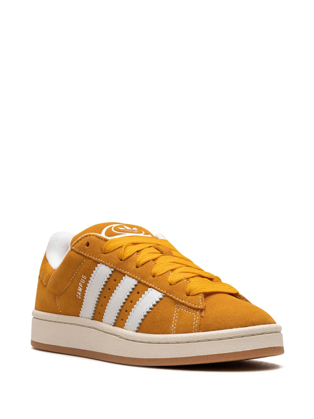 adidas Campus 80S Low-Top Sneakers — Sunflower Yellow/White — Size US M 9.5 - US W 11 — Side View