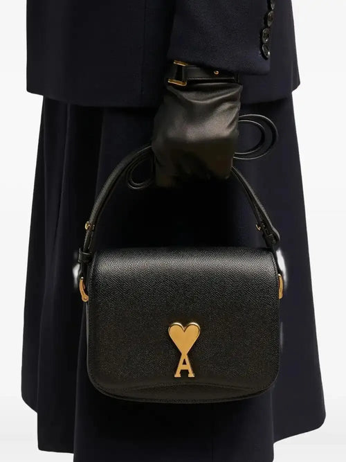 Ami Paris Small Paris Paris Shoulder Bag — Same as shown — Size One Size — Side View