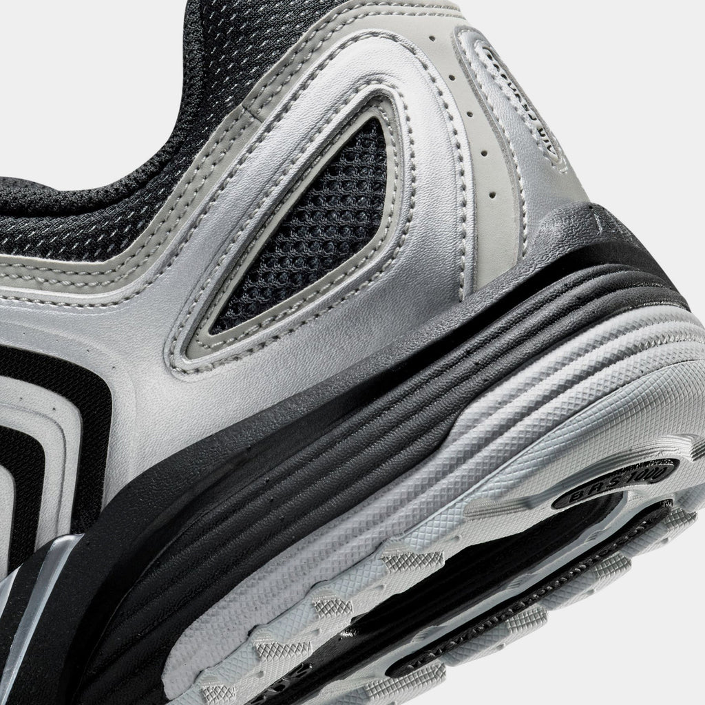 Exclusive Air Pegasus 2K5 Metallic Silver Mens Running Shoes (Metallic Silver/Metallic Platinum/Flat Silver/Black) — 6 — Back View