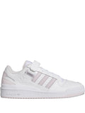adidas Forum Low Cloud White/Almost Pink/Light Purple Sneakers — White — Size US M 8.5 - US W 10 — Front View