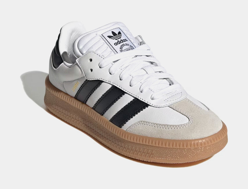 Exclusive Samba XLG Grade School Lifestyle Shoes (White/Black) — 3.5Y — Side View