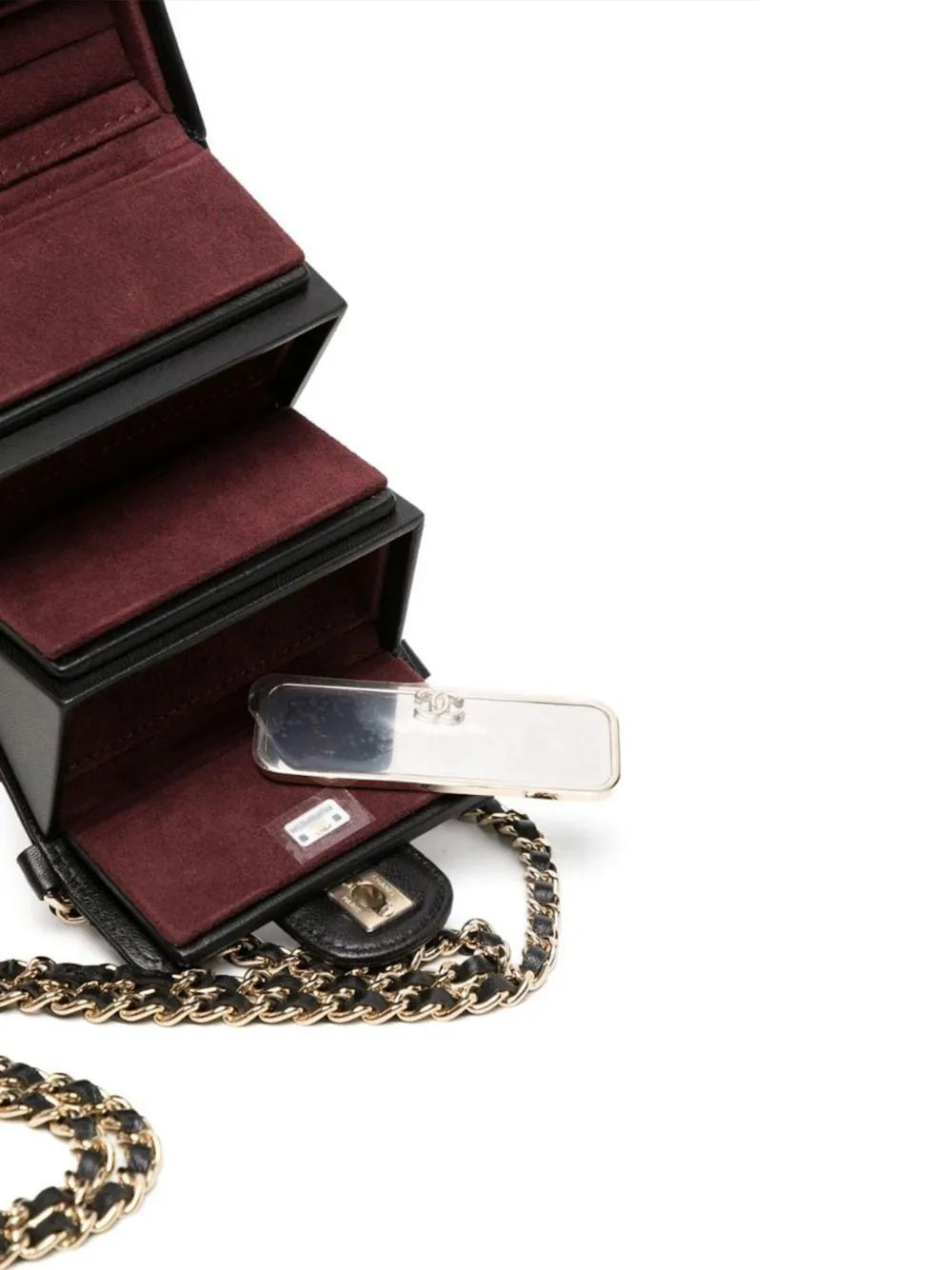 Chanel Pre Owned Mini Flap Accordion Jewellery Box — Same as shown — Size One Size — Lifestyle View