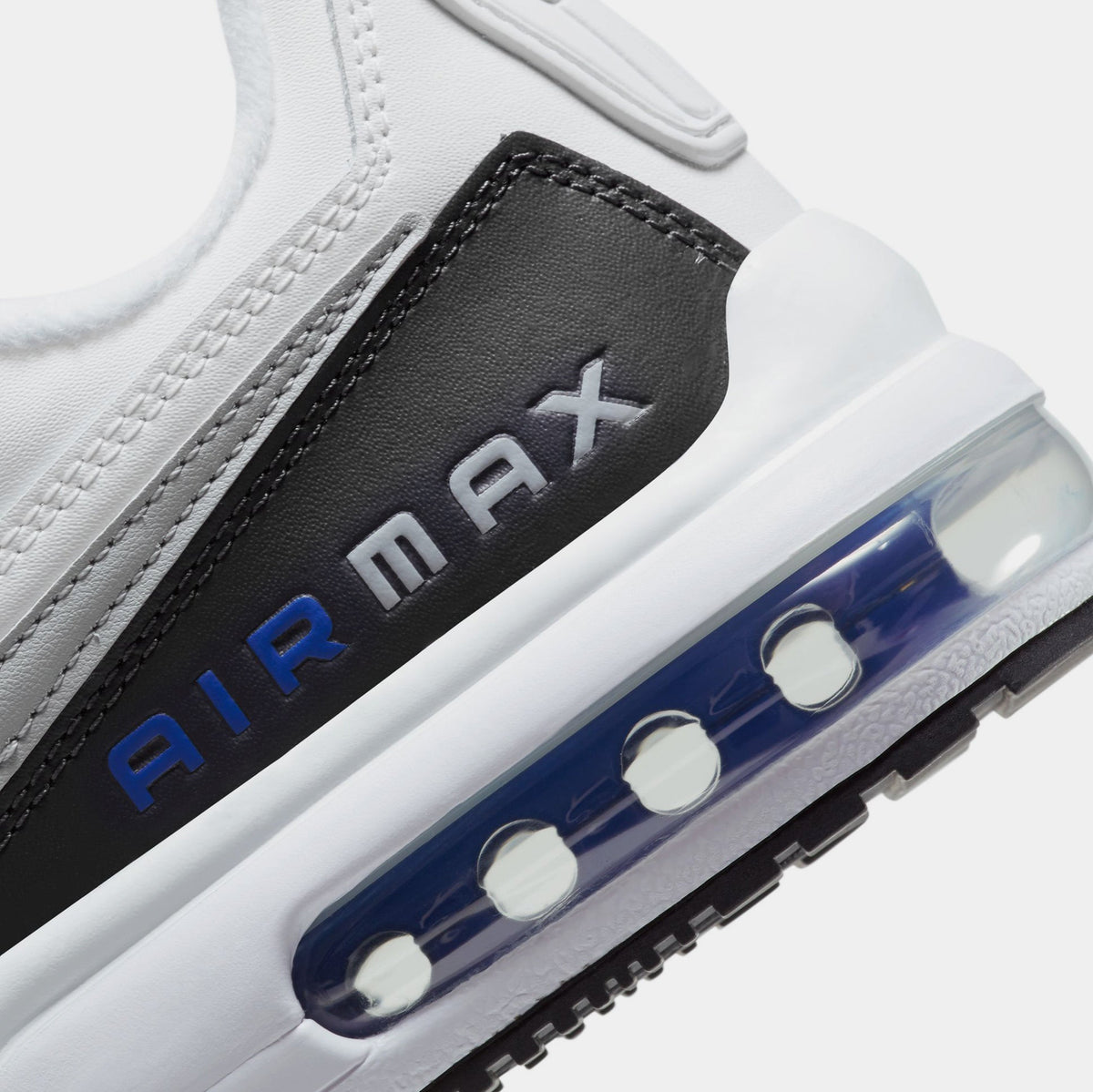 Exclusive Air Max LTD 3 Mens Lifestyle Shoes (White/Light Smoke Grey/Game Royal) — 6 — Back View