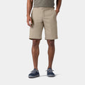 Exclusive Relaxed Fit Work 11" Mens Shorts (Beige) — 30 — Front View