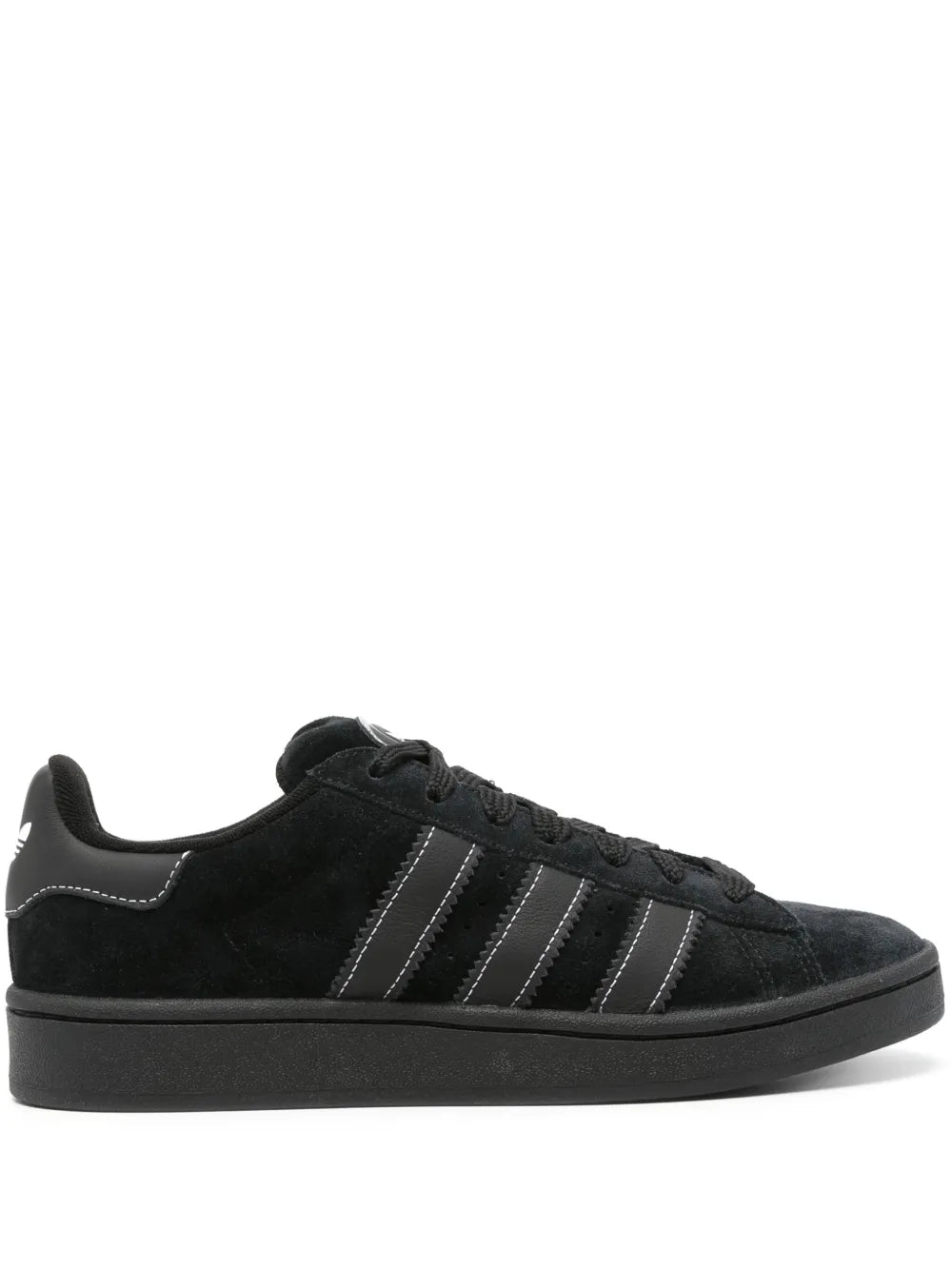 adidas Campus 00S Suede Sneakers — Black — Size US M 10.5 - US W 12 — Front View