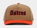 Exclusive Shoe Palace Exclusive Houston Astros Khaki 950AF Mens Hat (Khaki) — OS — Front View