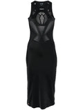 Coperni X Puma Cut Out Detail Midi Dress — Black — Size XS — Front View