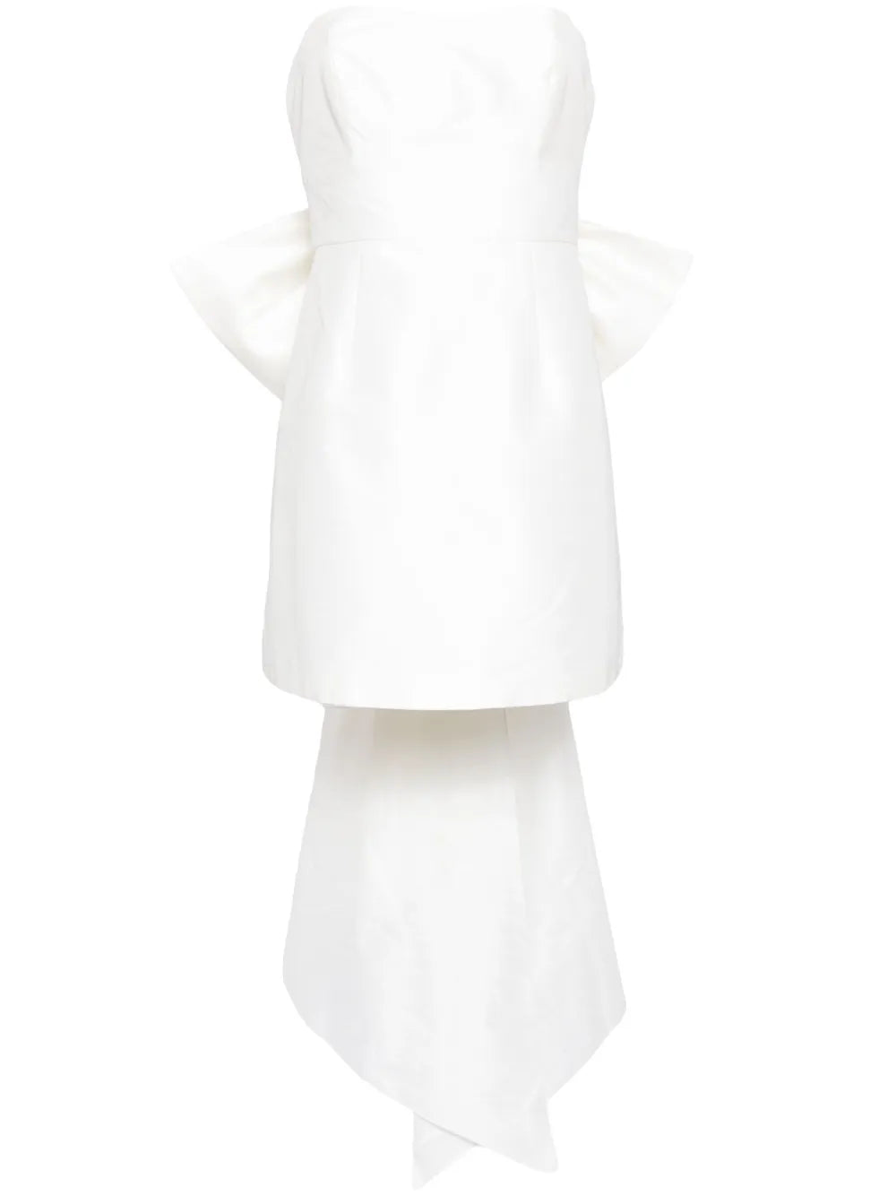 Sachin Babi Kaia Bow Detail Minidress — White/ Ivory — Size XS — Front View