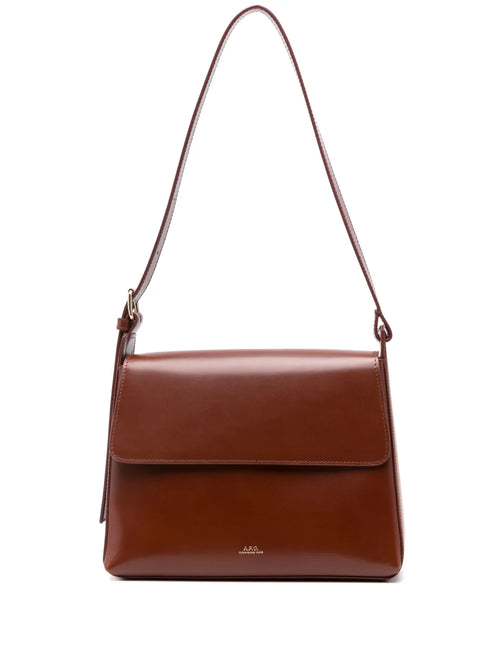 Apc Virginie Leather Shoulder Bag — Same as shown — Size One Size — Front View