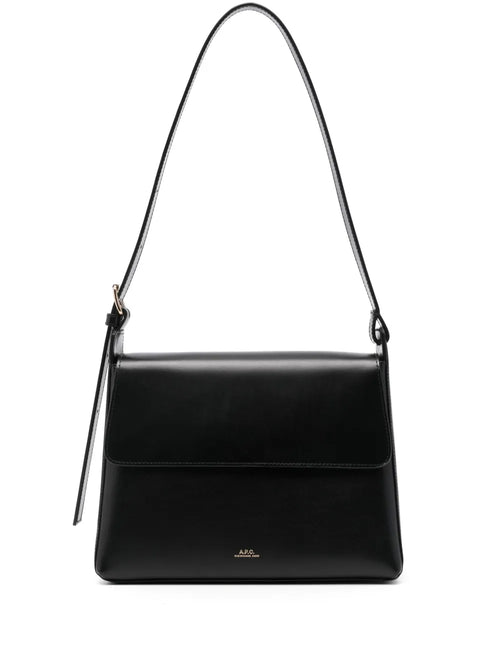 Apc Virginie Leather Shoulder Bag — Same as shown — Size One Size — Front View