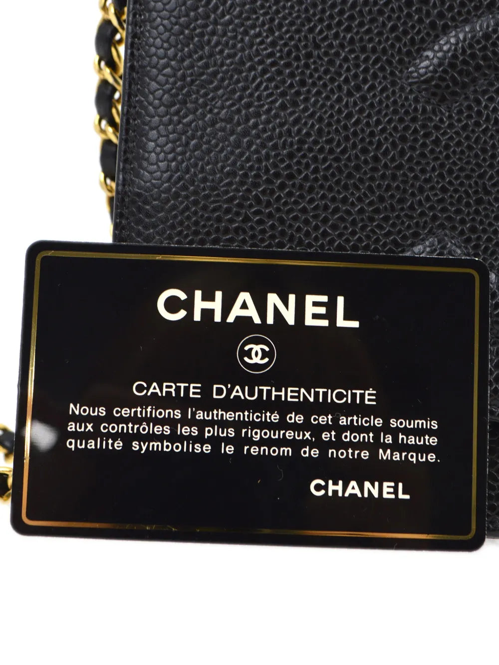 Chanel Pre Owned 2000 Cc Stitch Wallet On Chain — Same as shown — Size One Size — Detail View