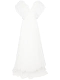 Jenny Packham Ibis Crystal Bridal Gown — White/ Red/ Ivory — Size S — Front View