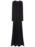 Pucci Knitted Maxi Dress — Black/ Red — Size XS — Front View