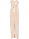 Self Portrait Sequinned Maxi Dress — Same as shown — Size XS — Front View
