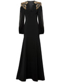Jenny Packham Mercury Dress — Black — Size S — Front View