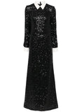 Macgraw Neo Gothic Gown — Black/ White — Size XS — Front View