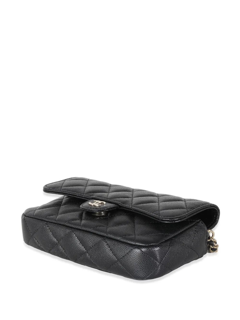 Chanel Pre Owned Diamond Quilted Phone Holder — Same as shown — Size One Size — Back View