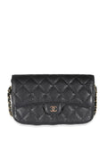 Chanel Pre Owned Diamond Quilted Phone Holder — Same as shown — Size One Size — Front View