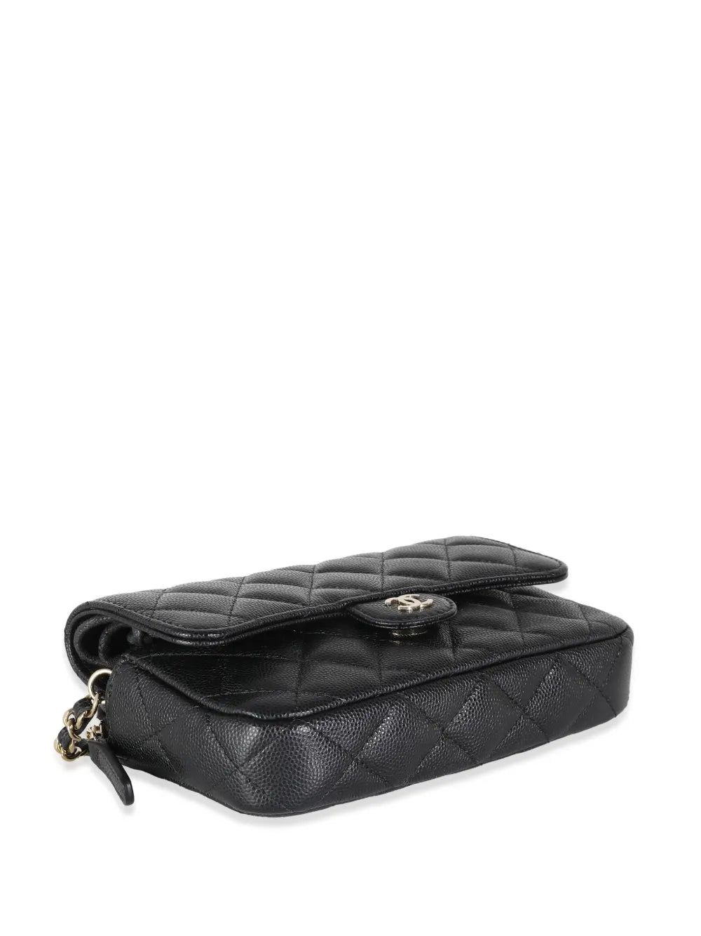 Chanel Pre Owned Diamond Quilted Phone Holder — Same as shown — Size One Size — Detail View