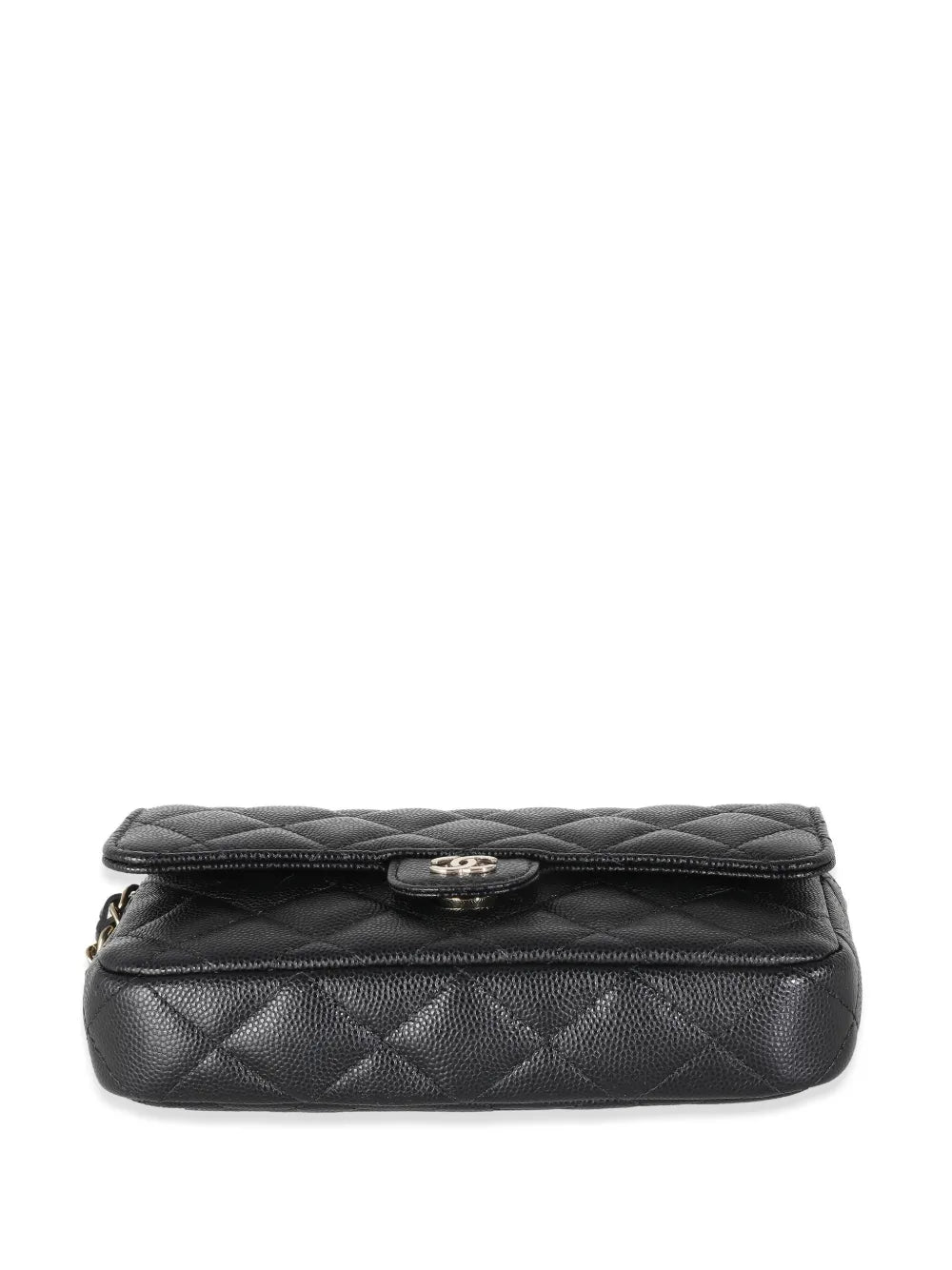 Chanel Pre Owned Diamond Quilted Phone Holder — Same as shown — Size One Size — Lifestyle View