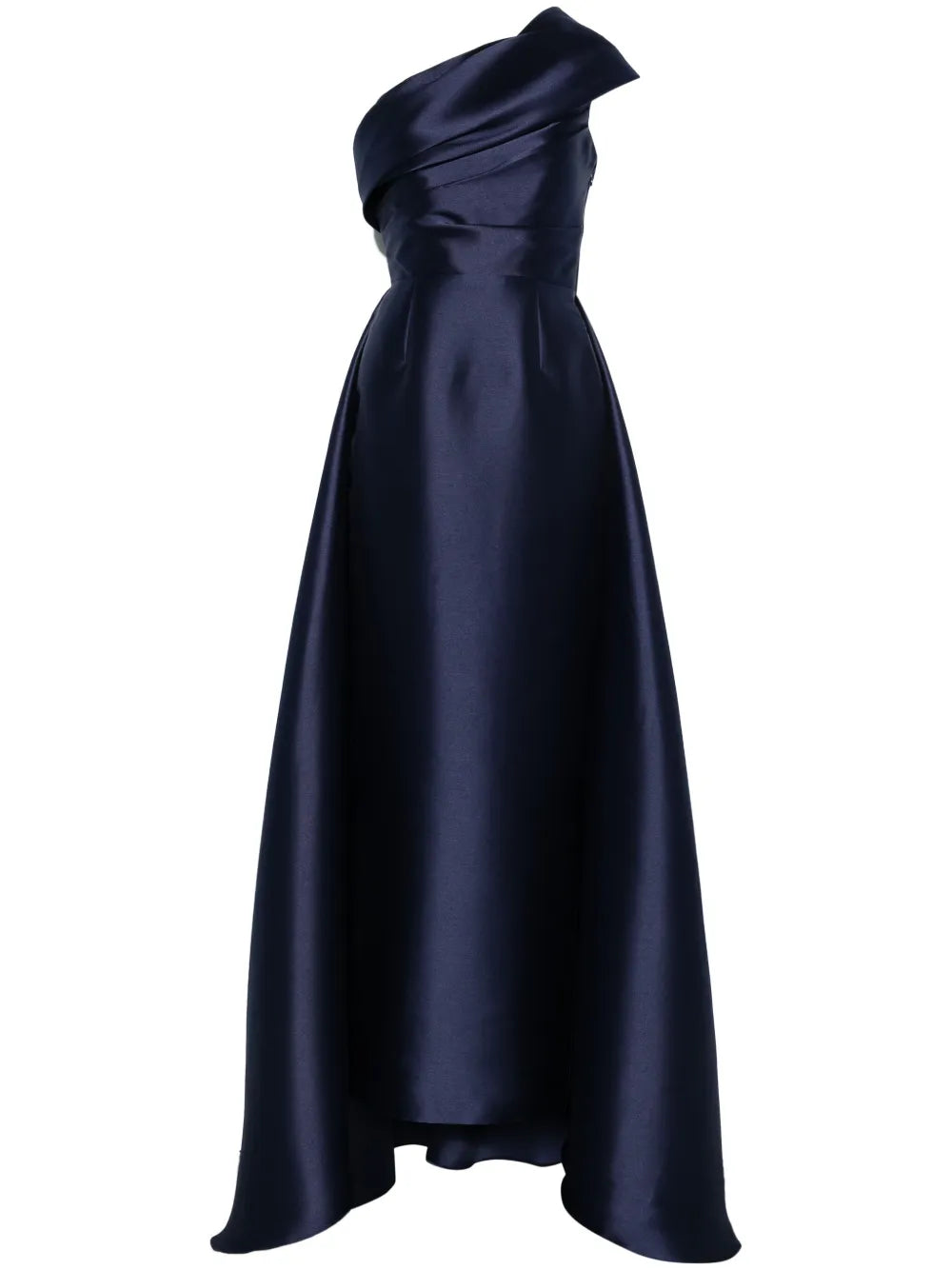 Solace London Alba Maxi Dress — Blue/ Navy — Size S — Front View