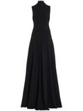 Brandon Maxwell Aurora Maxi Dress — Black — Size XS — Front View
