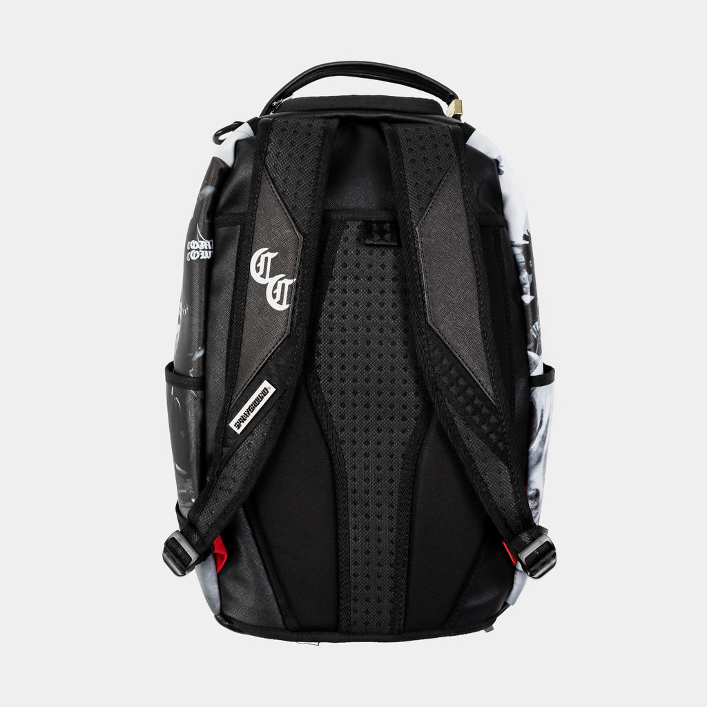 Exclusive Compton Cowboys Mens Backpack (Black/White) — OS — Side View